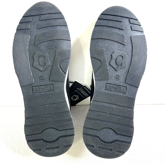 Carmela Comfortflex Made In Spain Leather Ankle Booties Black Size 9.5 - Picture 11 of 12